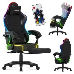 Fotel gamingowy Huzaro Force 3.7 RGB Black