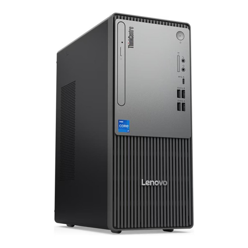 Komputer PC Lenovo ThinkCentre Neo 50t G5 TW i3-14100/8GB/SSD256GB/UHD730/DVD/WIFI/BT/W11 PRO Black 3Y