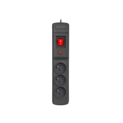 Listwa zasilająca Armac Multi M3 1,5M 3 gniazd czarny