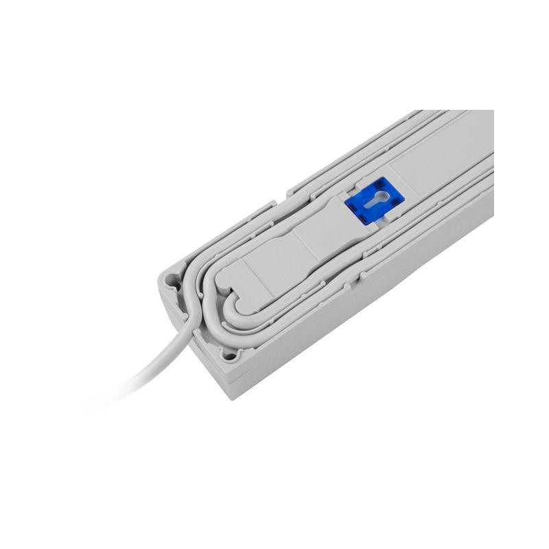 Listwa zasilająca Armac Z5 3m 5x 230V PL 10A organizer kabla szara