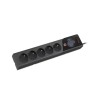 Listwa zasilająca Armac Z5 5m 5x 230V PL 10A organizer kabla czarna