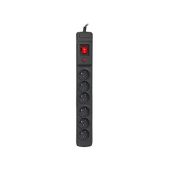 Listwa zasilająca Armac Multi M6 1,5M 6 gniazd czarny