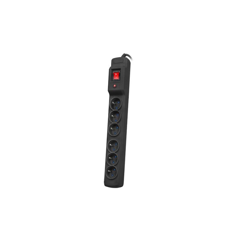 Listwa zasilająca Armac Multi M6 3m 6x PL czarna