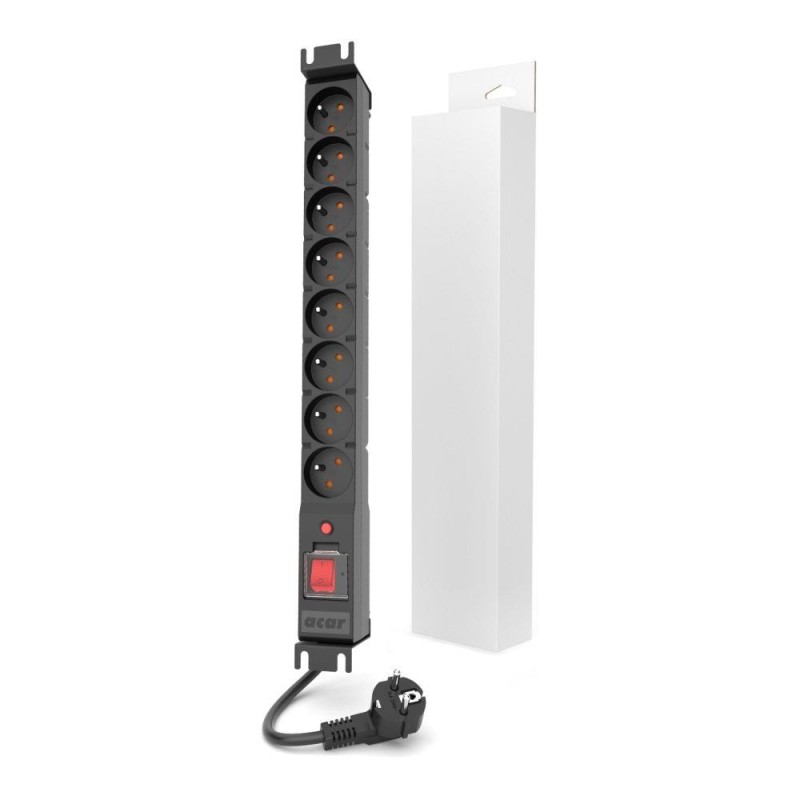 Listwa zasilająca Acar PDU RACK 16A 1,5m czarna