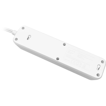 Listwa zasilająca Defender SFS 131 1,5 m, 3 gniazda, biała