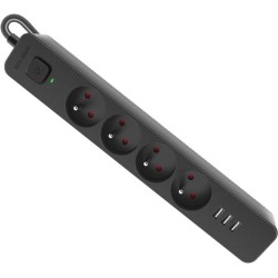 Listwa zasilająca Defender SFS 135 5 m, 4 gniazda, 3x USB