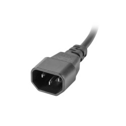 Listwa zasilająca Lanberg do szaf 10" 1U 10A PDU 3x Schuko 2m czarna