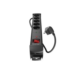 Listwa zasilająca Lanberg SP1 1.5m 5x 230V PL czarna
