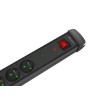 Listwa zasilająca Lanberg SP1 1.5m 5x 230V PL czarna