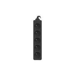 Listwa przedłużacz Lanberg 3m czarna 5x 230V PL, kabel wykonany z pełnej miedzi