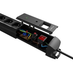 Listwa zasilająca Lanberg SP1 3m 5x 230V Schuko czarna