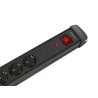 Listwa zasilająca Lanberg SP1 3m 5x 230V Schuko czarna