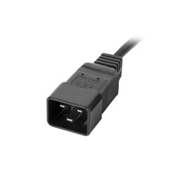 Listwa zasilająca Lanberg do RACK 1U 16A PDU 19" 2x C19, 8x IEC C13 2m czarna C20