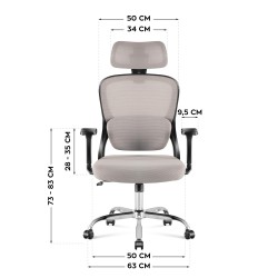 Fotel biurowy Mark Adler Manager 3.2 Grey