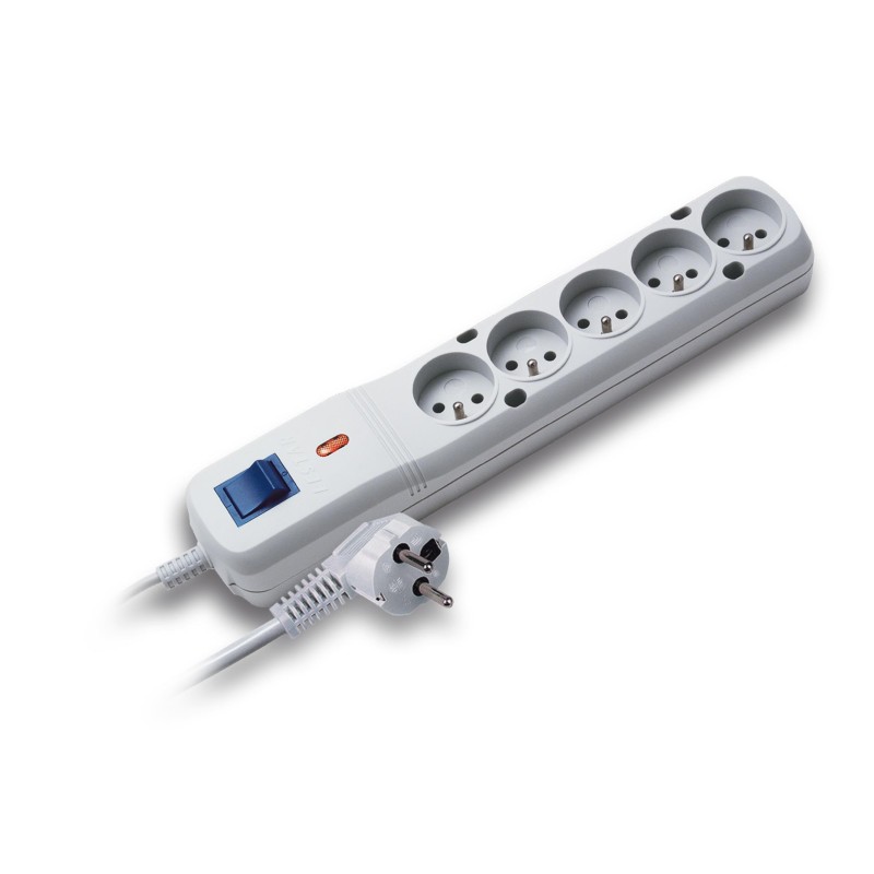 Listwa zasilająca Lestar LV-530W 5W 1,5m szara