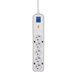 Listwa zasilająca Lestar LV-530W 5W 1,5m szara
