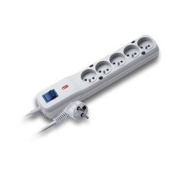 Listwa zasilająca Lestar LF-530WA 5+ 1,5m szara