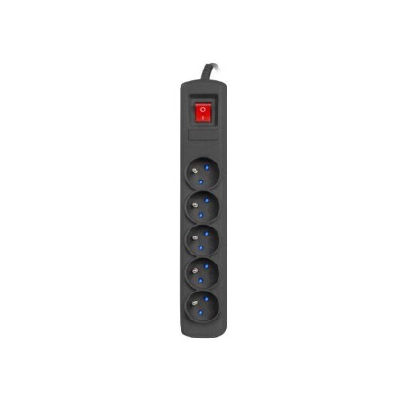 Listwa zasilająca Natec Bercy 400 1,5m czarna 5 gniazd