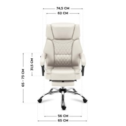 Fotel biurowy Mark Adler Boss 6.0 Beige