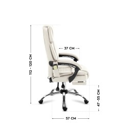 Fotel biurowy Mark Adler Boss 6.0 Beige