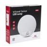 Lampa LED Maclean MCE291 W z czujnikiem ruchu na podczerwień 1100lm 15W IP54 biała