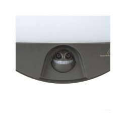 Lampa LED Maclean MCE291 GR z czujnikiem ruchu na podczerwień 1100lm 15W IP54 szara