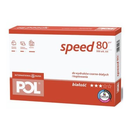 Papier biurowy Polspeed A4 - Karton 5x ryza (2500 arkuszy)