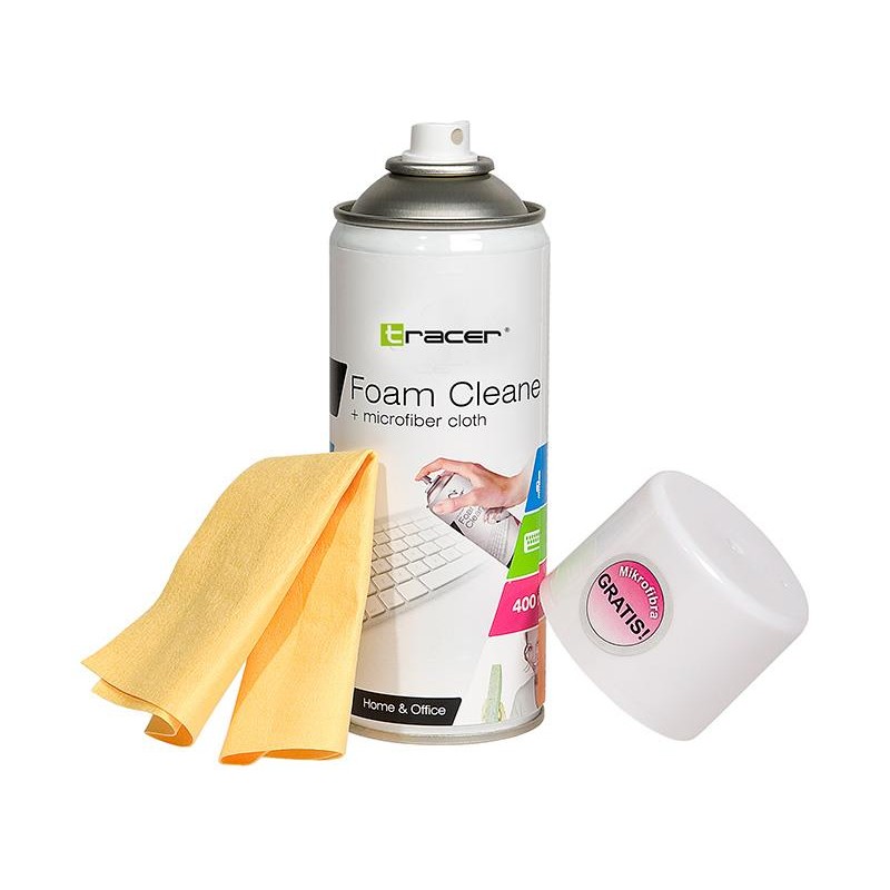 Pianka czyszcząca Tracer plastik 400 ml + microfibre