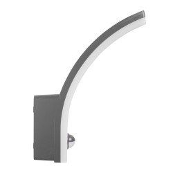 Lampa LED z czujnikiem ruchu Maclean MCE512 GR, czujnik ruchu PIR, kolor szary, 20W, IP65, 2000lm, barwa neutralna biała (4000K)