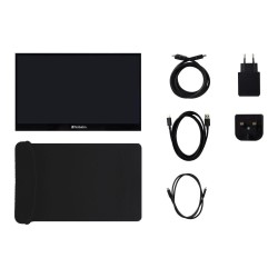 Monitor przenośny dotykowy Verbatim 17,3" PMT-17 Portable Touch HDMI USB 2.0 2xUSB-C