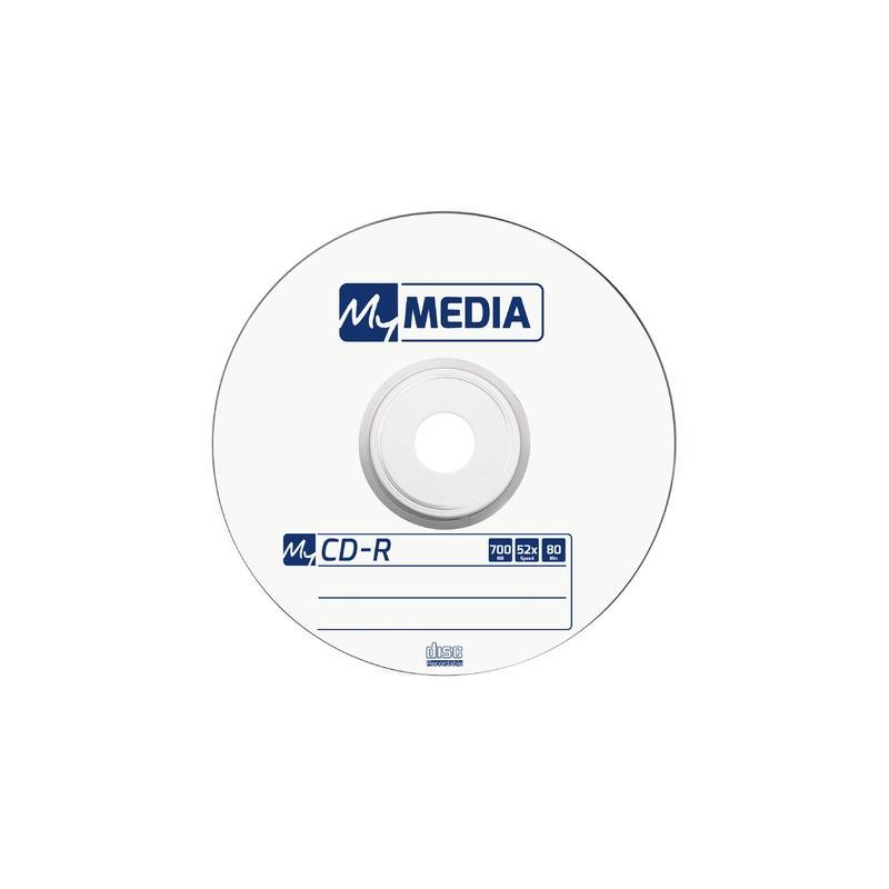 Płyty CD-R MyMedia 700MB Wrap (Spindle 10)