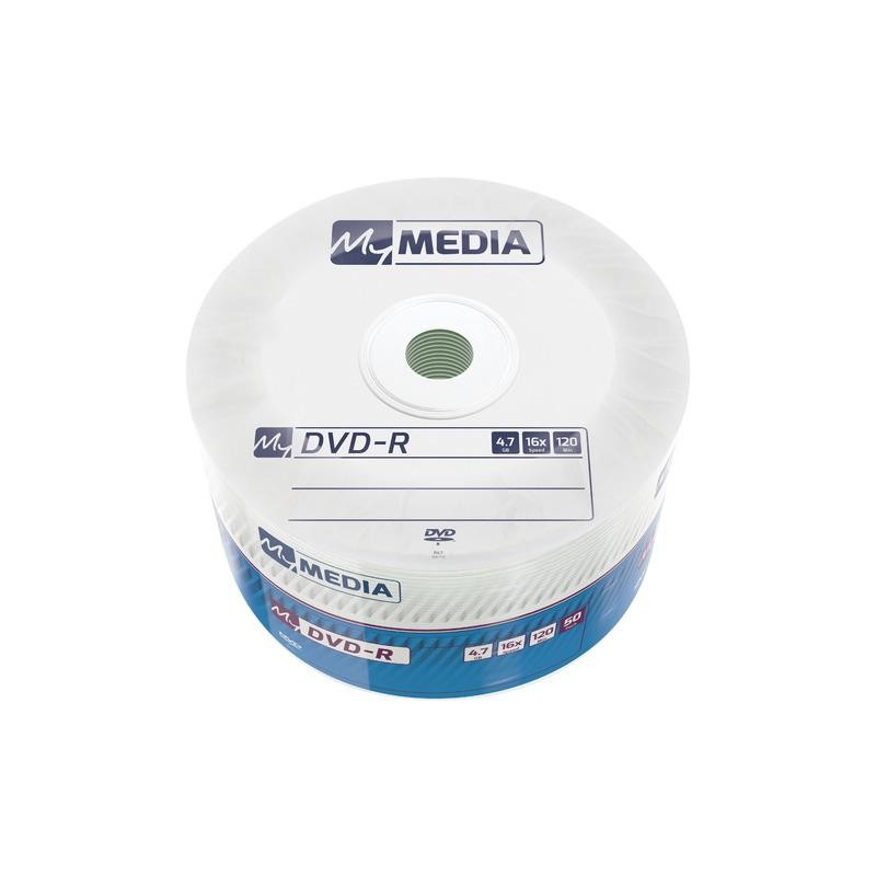 Płyty DVD-R MyMedia 16x 4.7GB Wrap (Spindle 50)