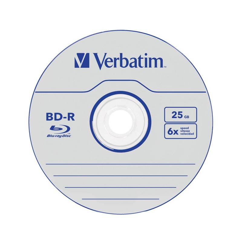 Płyty BD-R Verbatim Datalife 25GB 6x (Jewel Case 5)