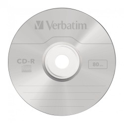 Płyty CD-R Verbatim Music 80min (jewel case 10)