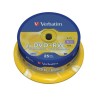 Płyty DVD+RW Verbatim 4x 4.7GB (Cake 25) MATT SILVER