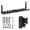 Organizer podbiurkowy na kable Maclean MC-103 W, max. obciążenie 5kg, max. 728mm, czarny