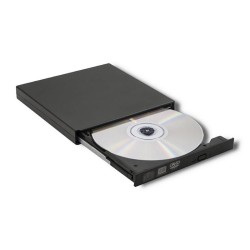 Nagrywarka Qoltec DVD-RW zewnętrzna | USB2.0 | czarna