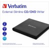 Nagrywarka zewnętrzna Verbatim CD/DVD RW USB 2.0 SLIM LIGHT