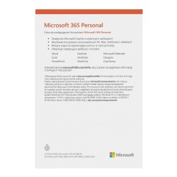 Oprogramowanie Microsoft M365 Personal PL 1Y 1U 5D Win/Mac EP2-32454