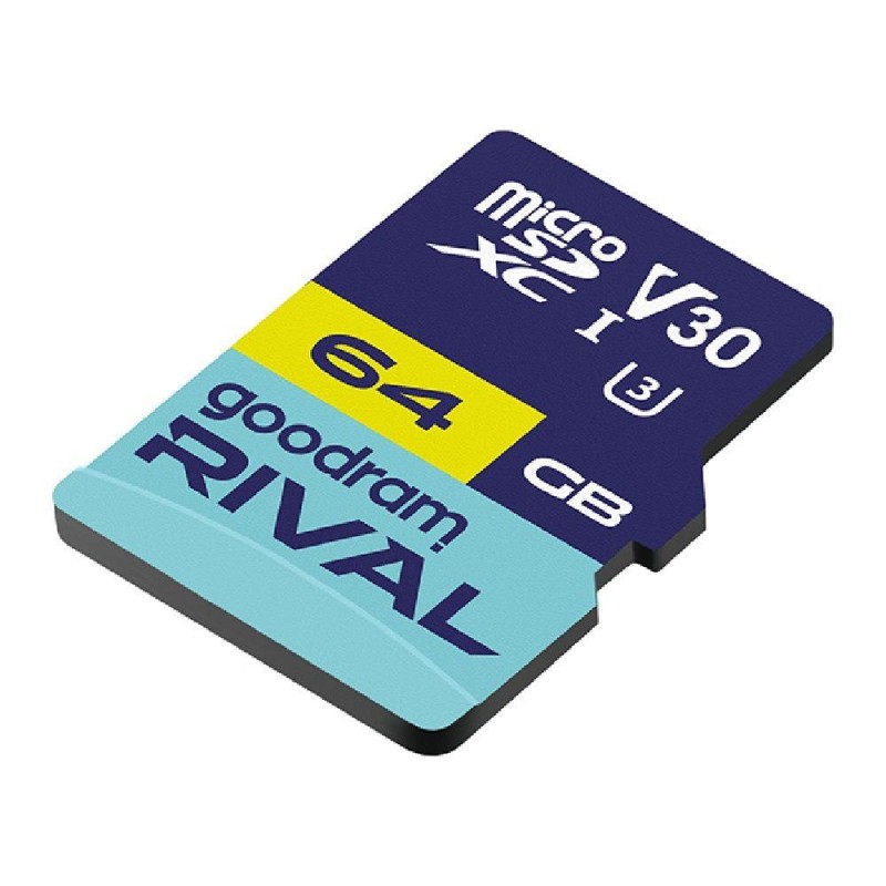 Karta pamięci microSDXC GOODRAM Rival 64GB UHS-I U3 V30 C10 + adapter