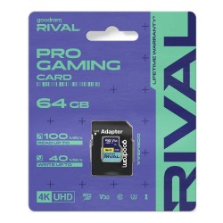Karta pamięci microSDXC GOODRAM Rival 64GB UHS-I U3 V30 C10 + adapter