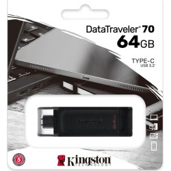 Pendrive Kingston DataTraveler 70 64GB USB 3.2 Gen 1 Type-C