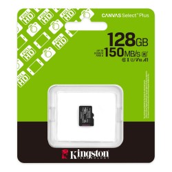 Karta pamięci Kingston microSDXC Canvas Select Plus 128GB C10 UHS-I U1 A1 V10