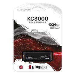 Dysk SSD Kingston KC3000 1TB M.2 2280 PCIe Gen 4.0 x4 NVMe (7000/6000 MB/s)