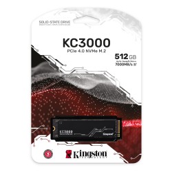 Dysk SSD Kingston KC3000 512GB M.2 2280 PCIe Gen 4.0 x4 NVMe (7000/3900 MB/s)