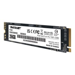Dysk SSD Patriot P320 256GB M.2 2280 PCIe Gen3 x4 NVMe (2200/1200 MB/s)