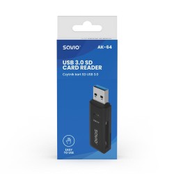 Czytnik kart SD SAVIO AK-64, USB 3.0