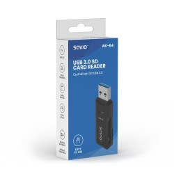 Czytnik kart SD SAVIO AK-64, USB 3.0