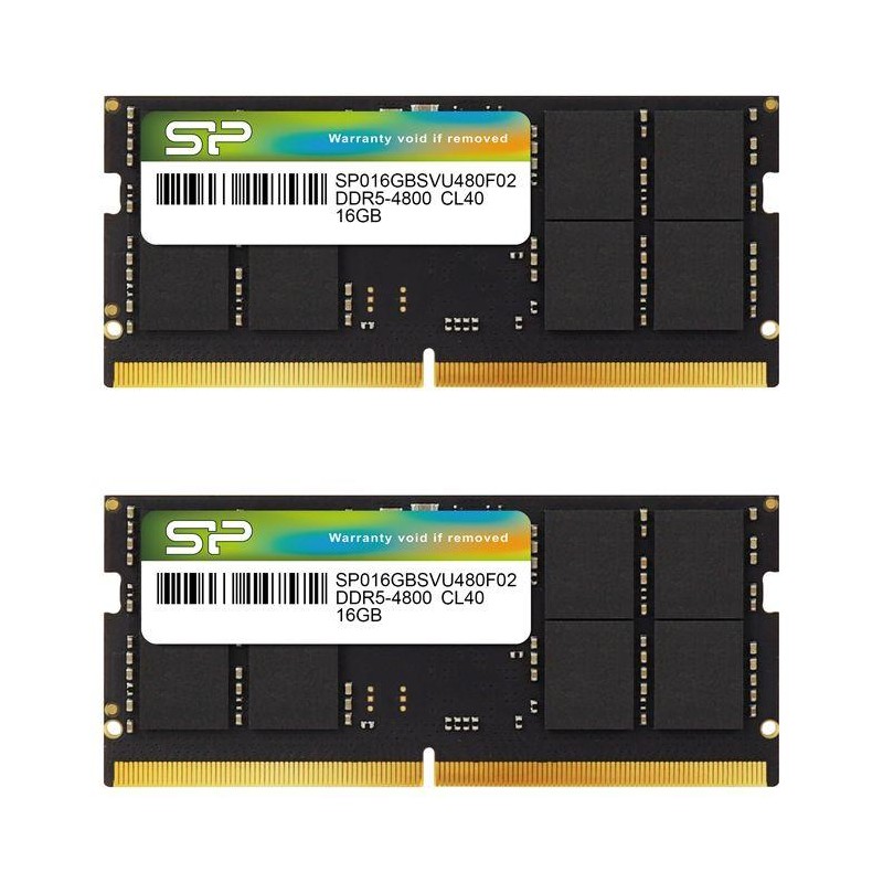 Pamięć SODIMM DDR5 Silicon Power 32GB (2x16GB) 4800MHz CL40 1,1V