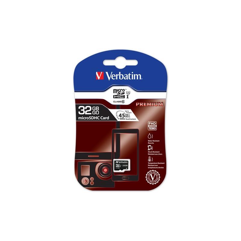 Karta pamięci MicroSDHC Verbatim 32GB Class 10